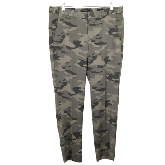 Banana Republic Womens Sz 14 Pants Ryan Camo print Mid Rise - Picture 2 of 14
